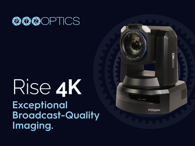 PTZoptics Rise 4K Professional Broadcast Camera